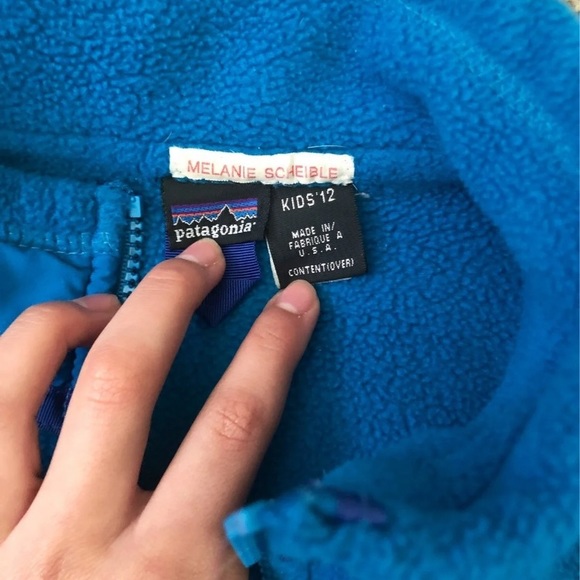 Blue unisex Patagonia zip up jacket - Picture 5 of 5